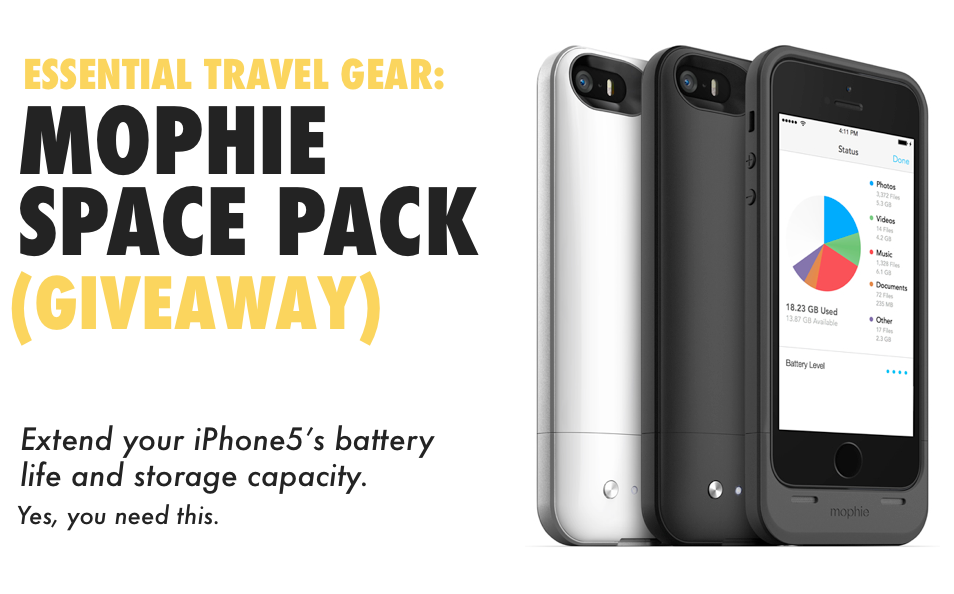 Mophie Space Pack - Essential Travel Gear